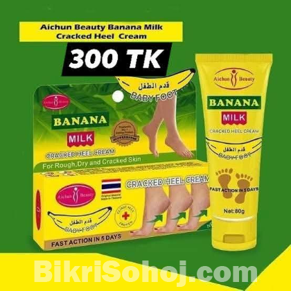 Banana Milk Cracked Heel Cream 80g